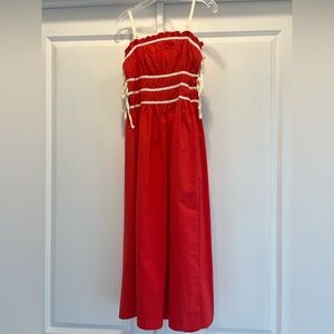 Sofie the Label Red Midi Dress SIZE M NWT
